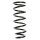 Suspension Spring Rear Axle Coil spring with constant wire diameter SPIDAN for e.g. NISSAN Primera