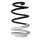 Suspension spring front axle coil spring Ø159mm SPIDAN for e.g.RENAULT Clio III
