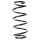 Suspension Spring Front Axle Coil spring with constant wire diameter SPIDAN for e.g. OPEL Astra G Caravan