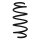 Suspension spring front axle coil spring Ø145mm SPIDAN for e.g. OPEL Vectra C
