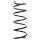 Suspension spring front axle coil spring Ø142mm SPIDAN for RENAULT Clio I