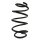 Suspension Spring Front Axle Coil spring with constant wire diameter SPIDAN for NISSAN Qashqai +2 I