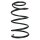 Suspension spring front axle coil spring Ø175mm SPIDAN for e.g. HYUNDAI i30