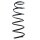 Suspension spring front axle coil spring Ø141mm SPIDAN for e.g. FIAT Grande