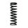 Suspension spring front axle coil spring Ø119mm SPIDAN for JAGUAR XJ