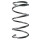 Suspension spring front axle coil spring Ø174mm SPIDAN for e.g. CITROËN C4