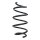 Suspension spring front axle coil spring Ø161mm SPIDAN for e.g. MERCEDES