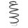Suspension spring front axle coil spring Ø143mm SPIDAN for e.g. CITROËN DS3