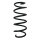 Suspension Spring Front Axle Coil spring with constant wire diameter SPIDAN for FORD B-Max