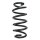 Suspension spring rear axle coil spring Ø128mm SPIDAN for e.g. TOYOTA RAV 4 IV
