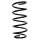 Suspension Spring Front Axle Coil spring with constant wire diameter SPIDAN for e.g. OPEL Omega B