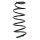 Suspension spring front axle coil spring Ø146mm SPIDAN for PEUGEOT 1007