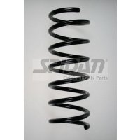 Rear suspension spring coil spring 366mm SPIDAN for FORD...