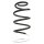 Suspension spring front axle coil spring Ø174mm SPIDAN
