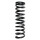 Suspension spring front axle coil spring Ø133mm SPIDAN for e.g. MERCEDES