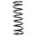 Suspension Spring Rear Axle Coil spring with constant wire diameter SPIDAN for FORD Mondeo II Turnier