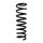Suspension spring front axle coil spring Ø111mm SPIDAN for e.g. JAGUAR S-Type