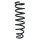 Suspension spring front axle coil spring Ø113mm SPIDAN for e.g. MAZDA 6