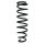 Suspension spring front axle coil spring Ø113mm SPIDAN for e.g. MAZDA 6