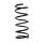 Suspension spring front axle coil spring Ø154mm SPIDAN for SUZUKI Grand Vitara