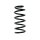 Suspension Spring Rear Axle Coil spring with constant wire diameter SPIDAN for MINI Mini Cabriolet