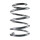 Fahrwerksfeder Vorderachse Schraubenfeder Ø158mm SPIDAN für MG MG ZT