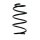 Suspension Spring Front Axle Coil spring with constant wire diameter SPIDAN for FIAT Punto