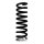 Suspension spring front axle coil spring Ø113mm SPIDAN for e.g. NISSAN NP300