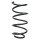 Suspension Spring Rear Axle Coil spring with constant wire diameter SPIDAN for BMW X1
