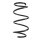Suspension Spring Front Axle Coil spring with constant wire diameter SPIDAN for FIAT Panda