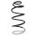 Suspension spring front axle coil spring Ø174mm SPIDAN for CITROËN C4 I