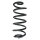 Suspension spring rear axle coil spring Ø135mm SPIDAN for BMW X6 and others