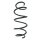 Suspension spring front axle coil spring Ø166mm SPIDAN