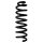 Suspension spring rear axle coil spring Ø104mm SPIDAN for MERCEDES and others