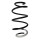 Suspension spring front axle coil spring Ø170mm SPIDAN for HYUNDAI Tucson
