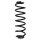 Suspension spring rear axle coil spring Ø107mm SPIDAN for SEAT Arona and others