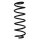 Suspension spring rear axle coil spring Ø96mm SPIDAN for VW UP!