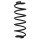 Suspension spring rear axle coil spring Ø105mm SPIDAN for e.g. MITSUBISHI