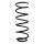 Suspension spring rear axle coil spring Ø120mm SPIDAN for e.g. HYUNDAI Accent