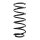 Suspension spring rear axle coil spring Ø120mm SPIDAN for e.g. HYUNDAI Accent