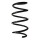 Suspension spring front axle coil spring Ø137mm SPIDAN for VW Polo