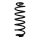 Suspension spring rear axle coil spring Ø114mm SPIDAN for SKODA Octavia and others
