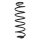 Suspension spring front axle coil spring Ø162mm SPIDAN for e.g. PEUGEOT 308 SW