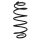 Suspension spring front axle coil spring Ø173mm SPIDAN for e.g. PEUGEOT 308 SW