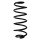 Suspension spring rear axle coil spring Ø118mm SPIDAN for e.g. FORD Puma