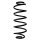 Suspension spring rear axle coil spring Ø120mm SPIDAN for e.g. FORD Puma