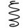 Suspension spring front axle coil spring Ø147mm SPIDAN for VW T-Cross