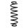 Suspension spring rear axle coil spring Ø106mm SPIDAN for e.g. VW T-Cross