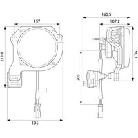 Scheinwerfer rechts Einbau HELLA 1A3 997 262-047