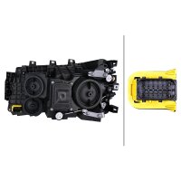 Hauptscheinwerfer rechts 24 V H7 Halogen HELLA für u.a. SCANIA P II